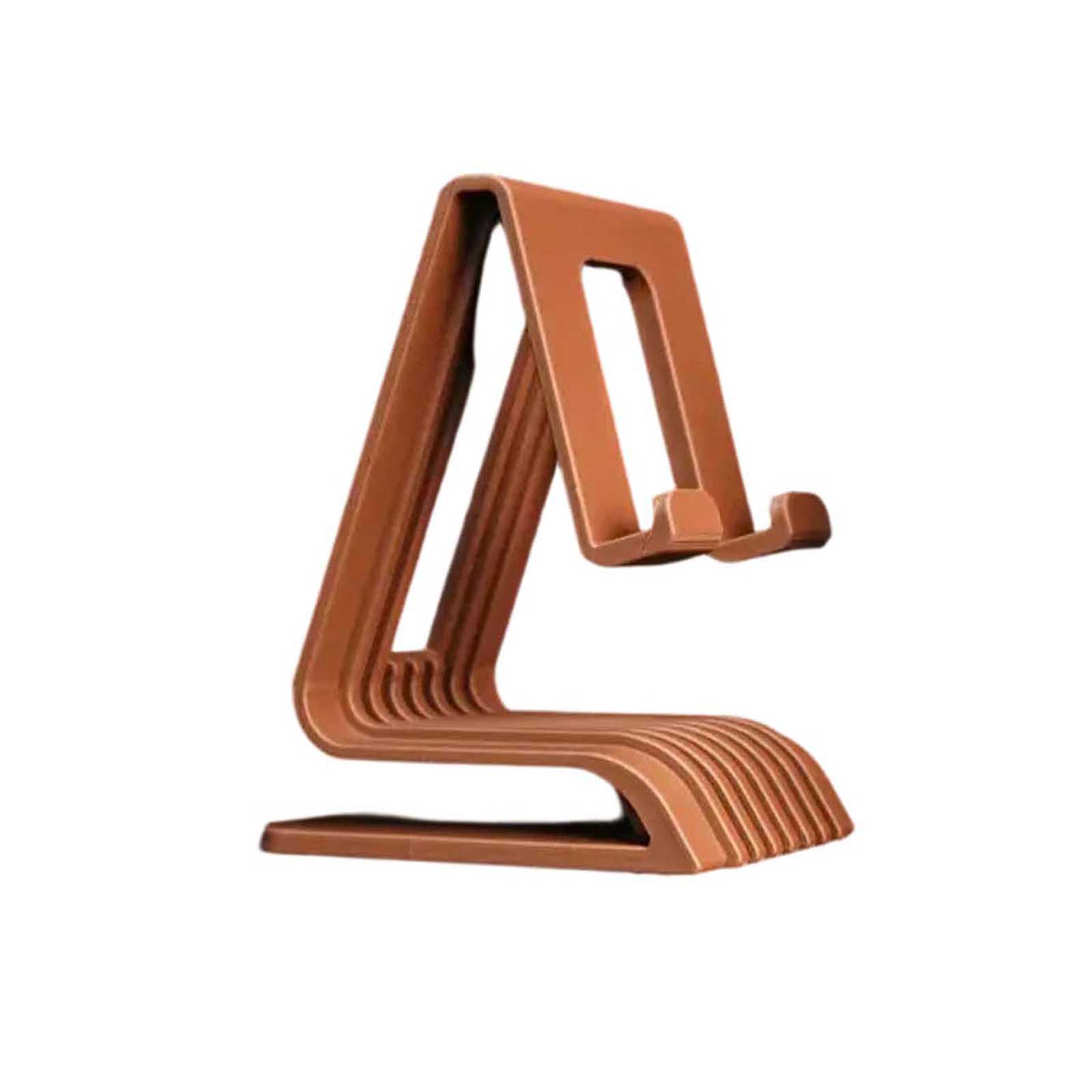 

Onami Phone Holder Stand Wave Pattern Design Adjustable Desk Mount Mobile Device Cradle Compatible with Smartphones and Small Tablets One Size