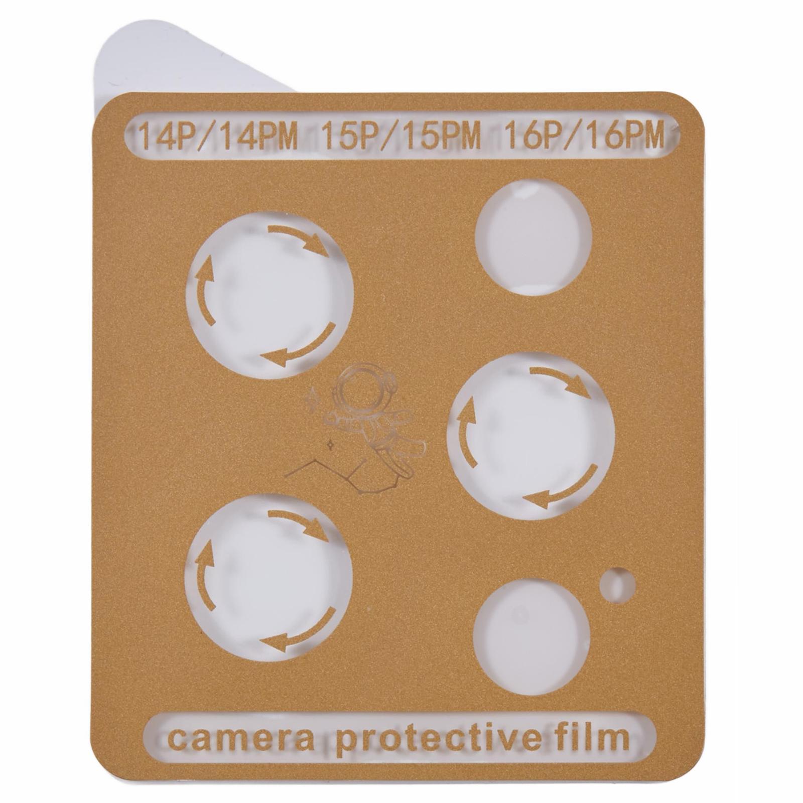 

Camera Lens Protector For iPhone 16 Pro/16 Pro Max/15 Pro/15 Pro Max/14 Pro/14 Pro Max Tempered Glass Lens Film Precise Positioning Easy Installation Type A