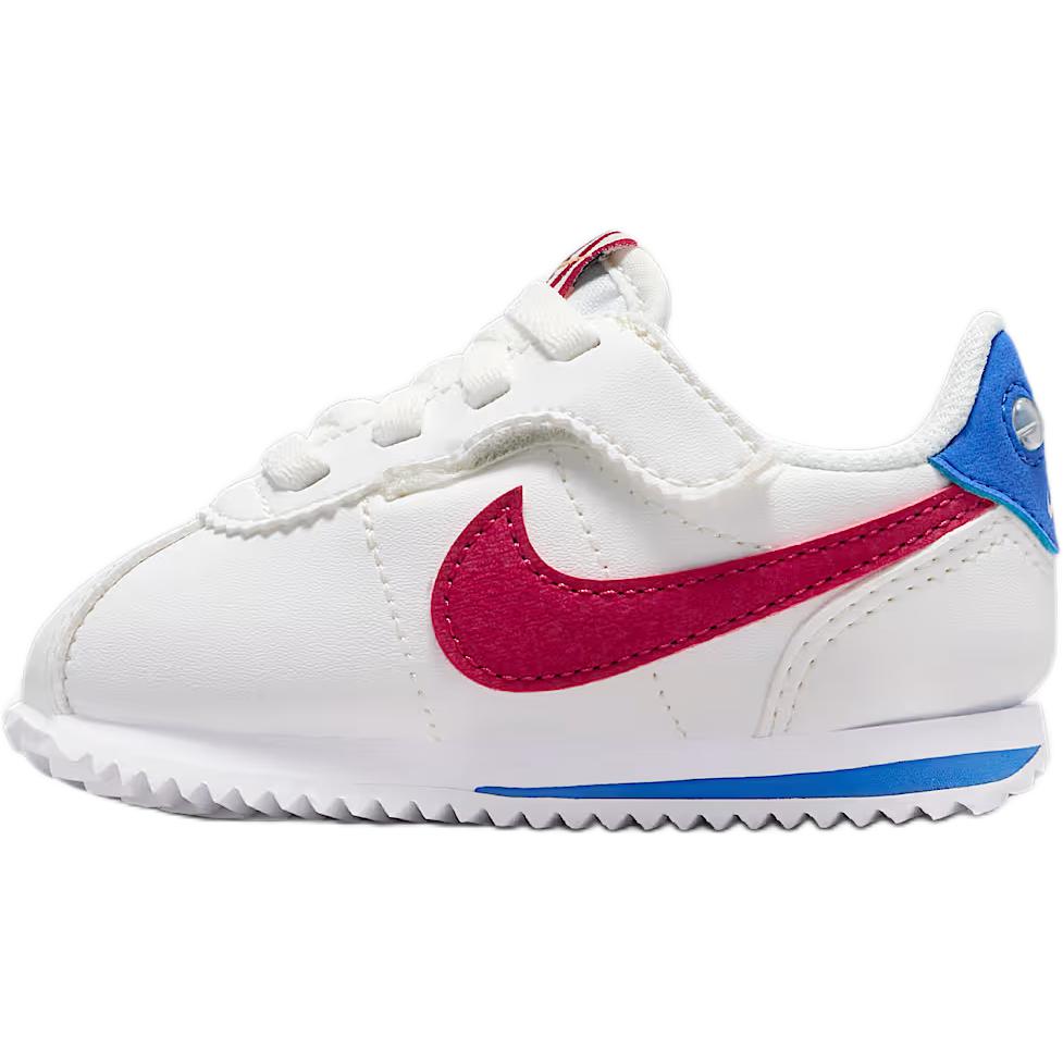 New Nike Cortez EasyOn Abrasion Resistant Low Top Toddler Shoes White Infant And Toddler IH7659-100
