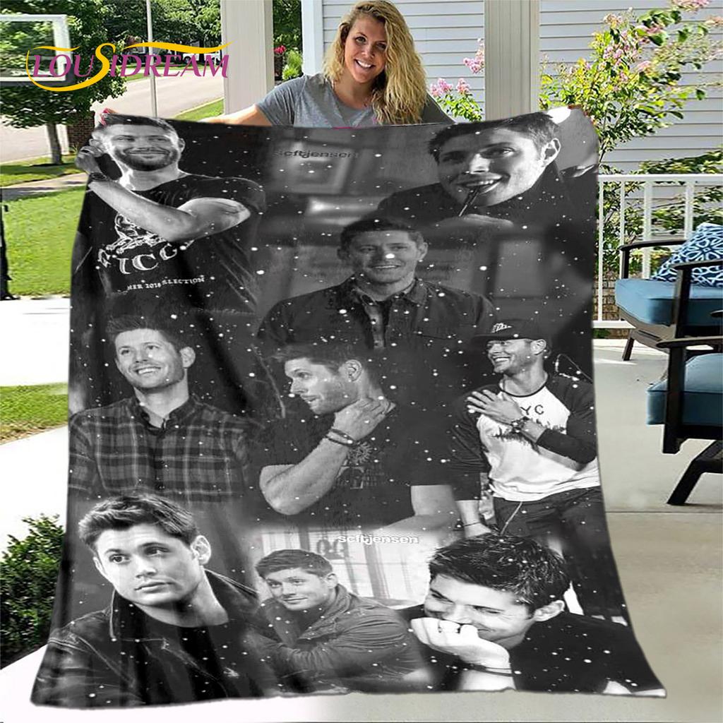 Supernatural Blanket,Flannel Blanket Throw Blanket,Warm Blanket for Home Living Room Bedroom Beds Sofa Office Outdoor Picnic