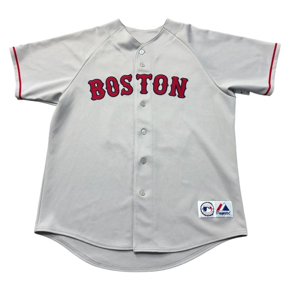 

Величественная бейсбольная майка Boston Rd Sox Mcdonnell 14 Серая футболка Мужская 4XL