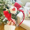 Sweet Christmas Antler Bow Headdress - Festive Fairy Hair Accessory