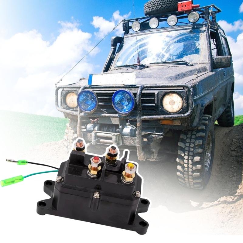 12V 300A Heavy Current Winch Relays Winch Relays Solenoid Heat Resistant For Off Road Vehicle Accessories