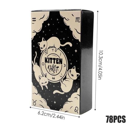 Tarot Deck, Kitten Tarot Deck, Tarot Fortune Telling, Board Game Cards, Divination Tools Kit, Standard Tarot Cards, English Tarot Decks, Complete Taro