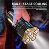 4/5-core LED Flashlight COB Side Light USB Recharge Super Bright Outdoor Portable Lamp 4 Mode Waterproof Torch Outdoor Hunting Camping