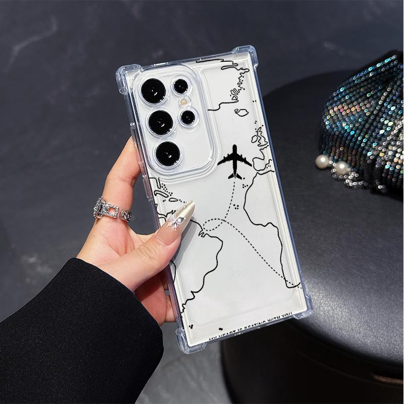 My Heart Beats for You Phone Case for Samsung Galaxy S25 Ultra S20 FE S21 S22 S23Plus S24 S26 Edge Cases Transparent Soft Covers