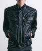 LEARVE Irving Washed Vintage Biker Jacket