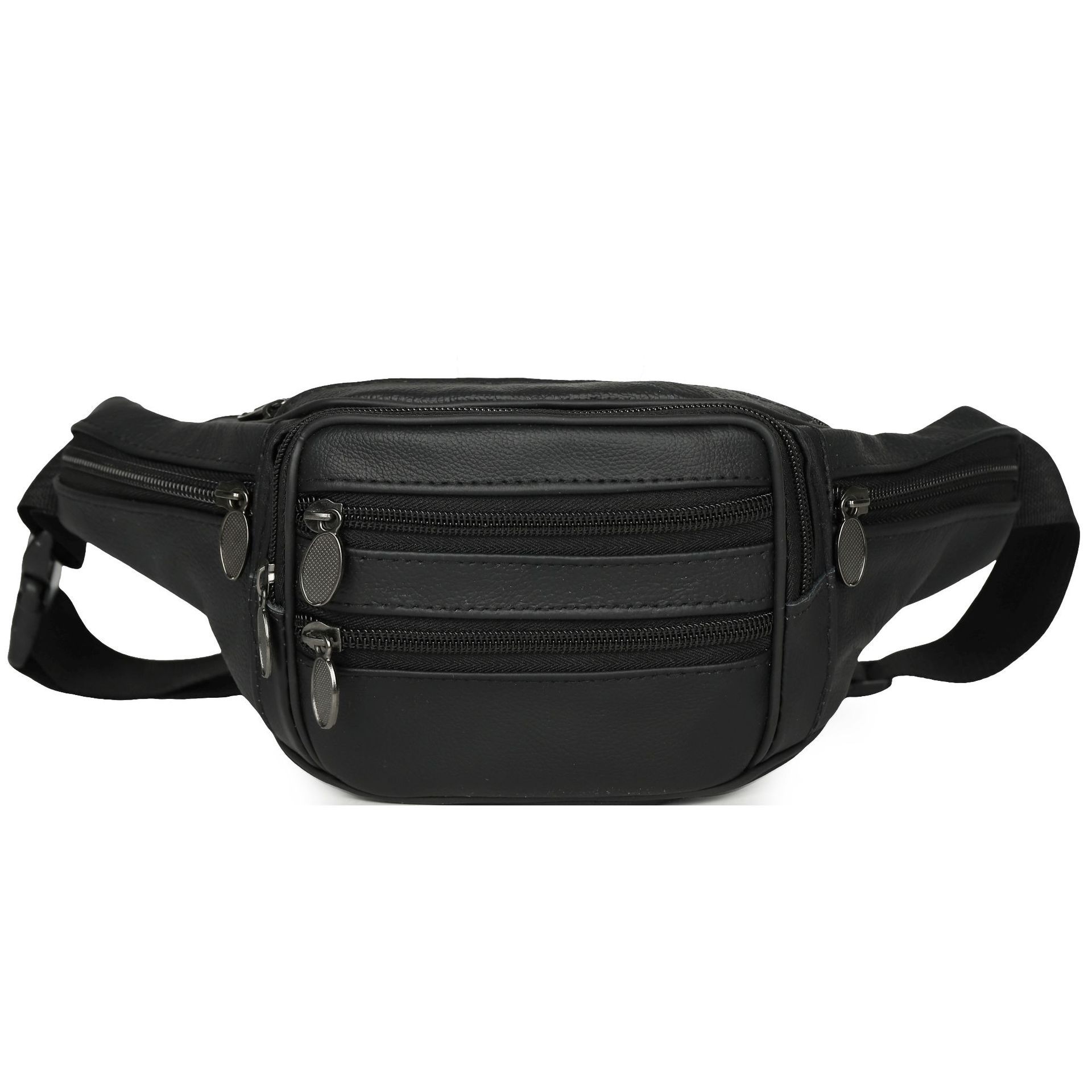 

Men s business chest bag fanny pack PU real business leisure backpack to work commuter shoulder messenger bag