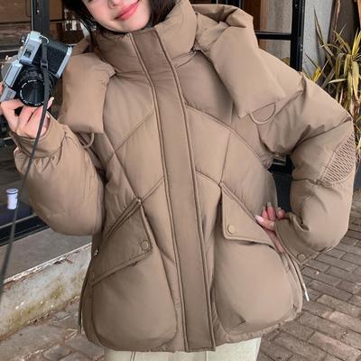 Fashion Winter Coat Female Outerwears Hooded Plus Size Loose Thick Warm Woman Parka Oversize Jacket
