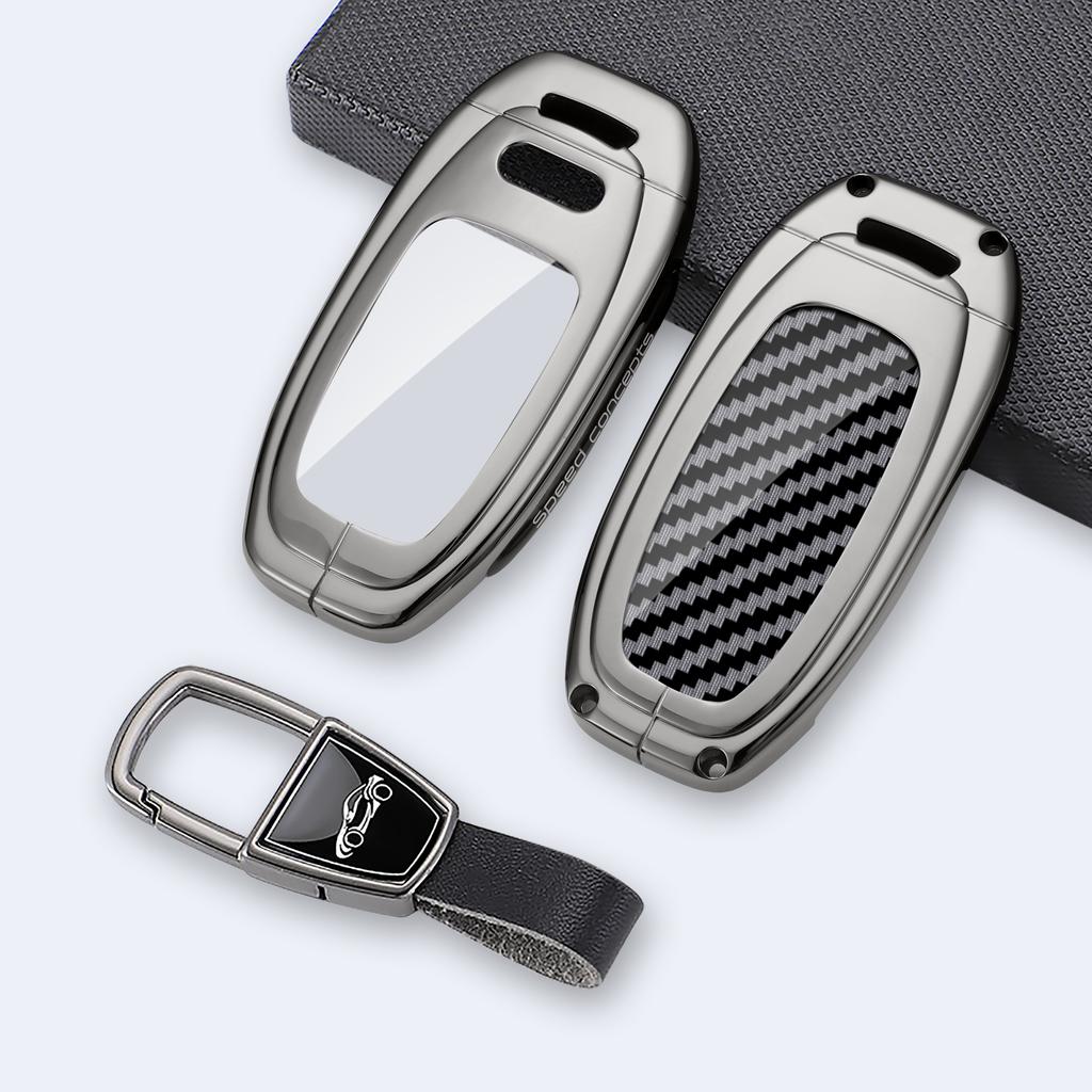 Zinc alloy Car Remote Key Case Cover Shell for A5 A6 C7 A7 A8 Q3Q5 Q7 S4S6 S7 S8 R8 TT A1 A3 8V A4 B8 B9 Holder Accessories