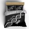 "DNA Theme Decorative Art Set" Bedding Set with 1 Duvet Cover 2 Pillowcases Single Double King Queen Gift