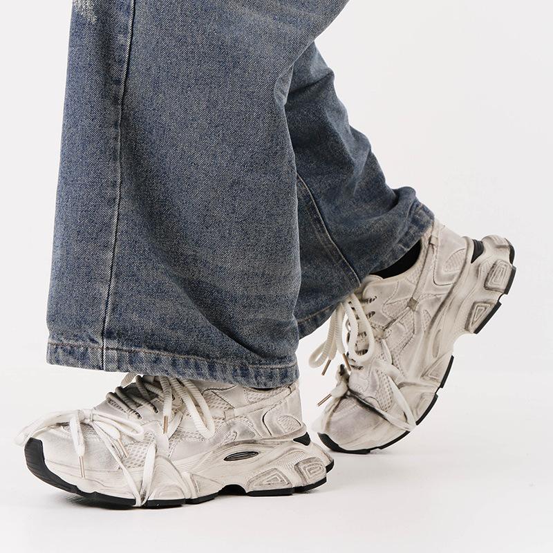 2025 Pánské platformové tenisky Designové barevné sladění Tátovy boty Pohodlná měkká podrážka Zvyšující běžecké boty Zapatillas Hombre