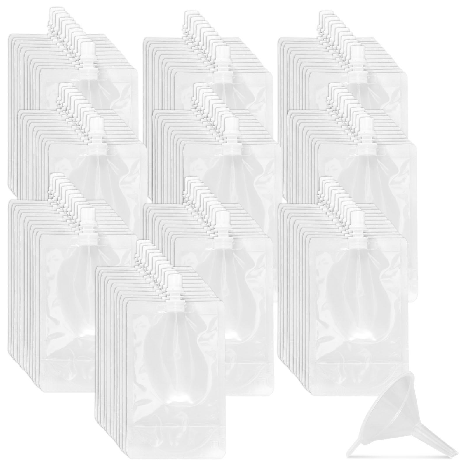 

100 шт. 250 мл/500 мл упаковочные пакеты жидкие напитки молоко лосьон косметика шампунь гель для душа прозрачные портативные дорожные пакеты