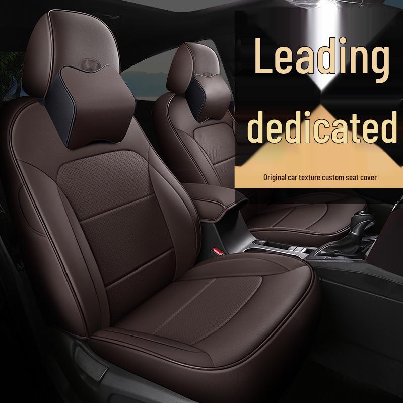 OMN Custom Full-Coverage Sports Leather Car Seat Cover for Lingdong - All Season