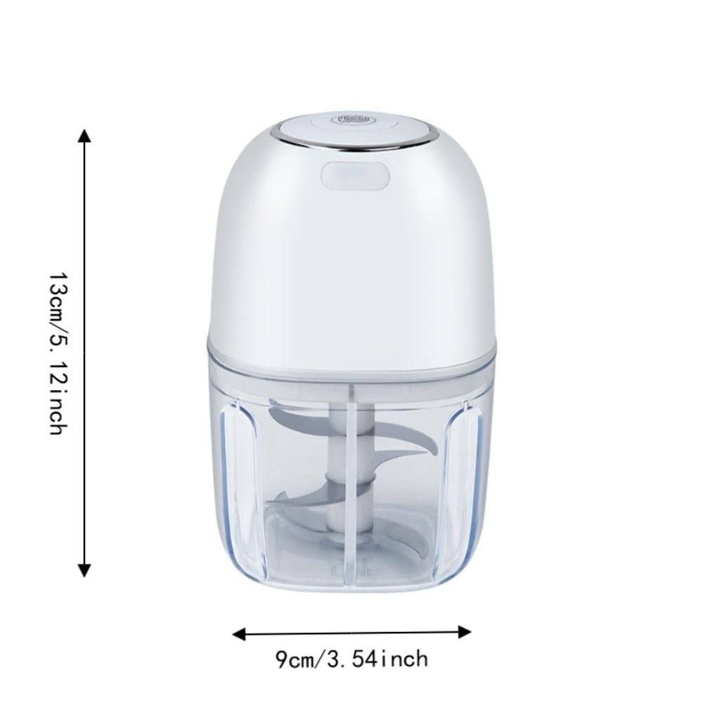 Transparent Kitchen Garlic Masher 350 ML Food Processor Multi-functional Kitchen Blender Chili