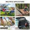 Bungee Cord with Carabiner Hook 60cm/90cm/120cm Luggage Strap Elastic Tie Strap String Tension Rope Expander with Hook