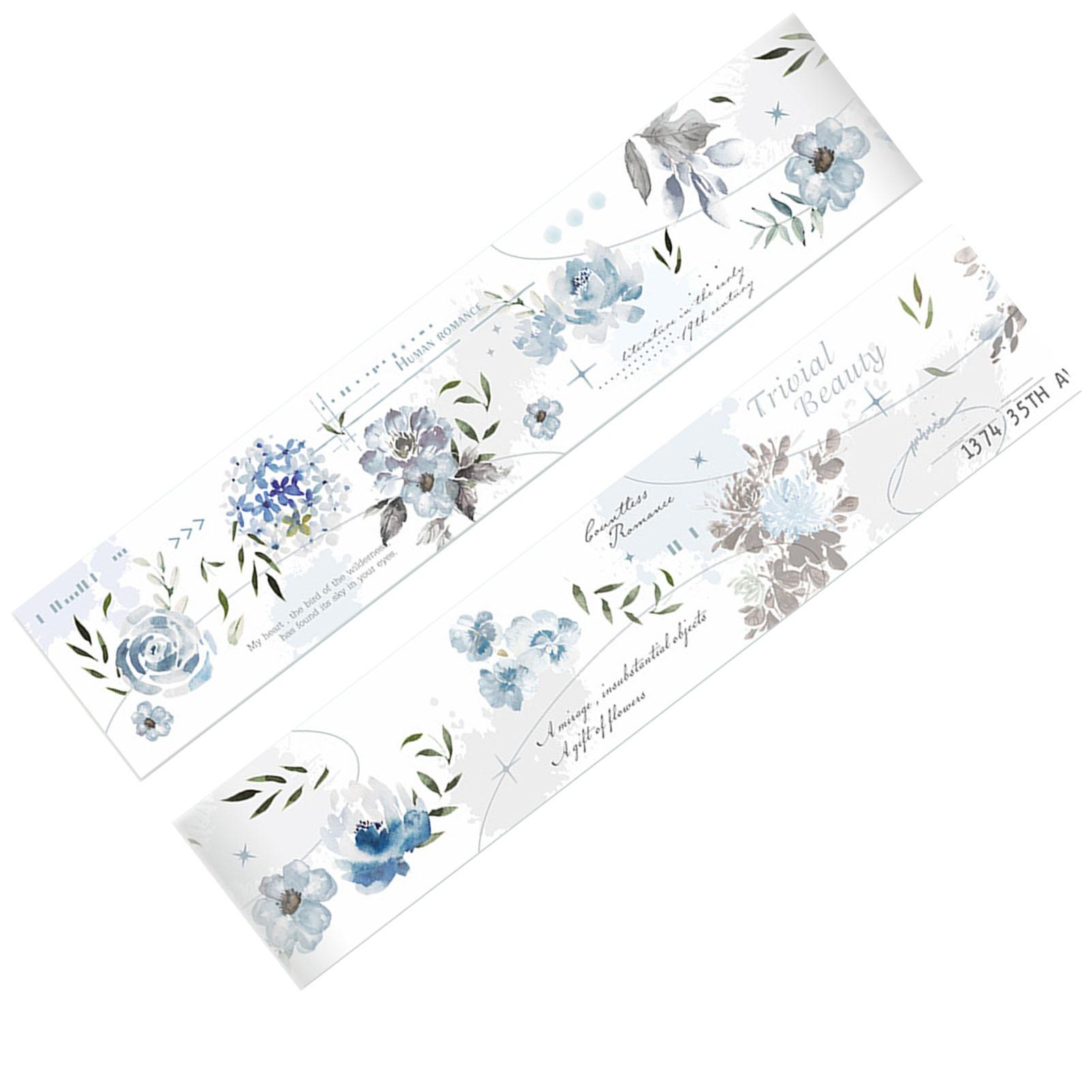 

Рулон наклеек для скрапбукинга Декоративная светлая цветочная лента для скрапбукинга Наклейка для фотожурнала