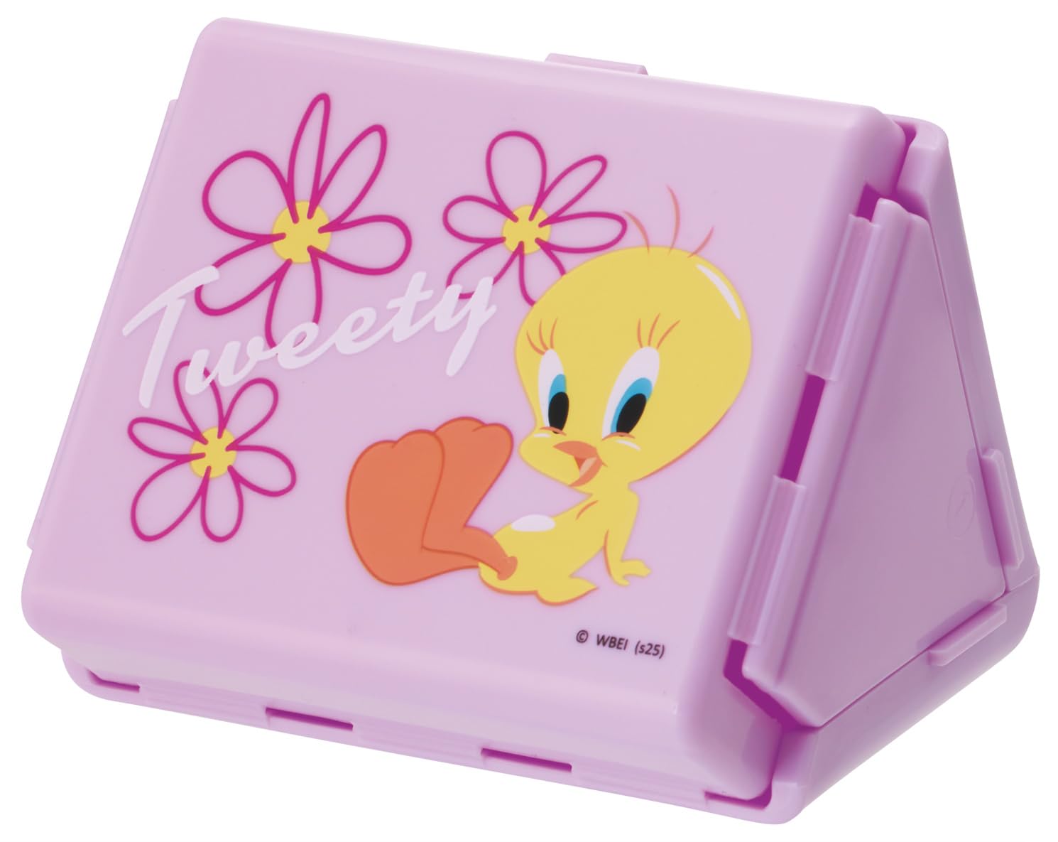 

Skater Antibacterial Foldable Onigiri Rice Ball Lunch Looney Tunes Tweety Flower Case, Holder, Box, FON1AG-A