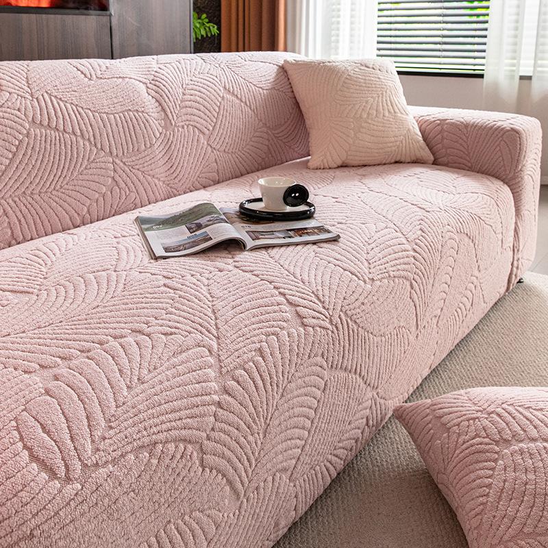 Simple Style Thick and Comfortable Velvet Sofa Cover New Autumn and Winter All Inclusive Universal Sofa Cover