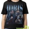 IDRIS ELBA SHIRT, Idris Elba Vintage T-Shirt, Idrissa Akuna Elba Retro 90s Bootleg Homage Merch, Idris Elba Tribute 80s Rap Tees Fans Gifts