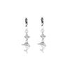 Dolphin Ear Buckle Women's Personality Car Flower Fashion High Sense Niche Temperament Women's Earrings