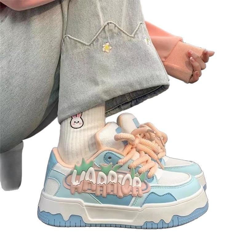 Dopamine white shoes women's thick-soled heightening women's shoes sports versatile breathable original casual board shoes explosion