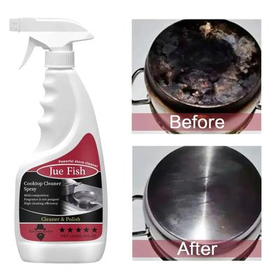 Heavy-Duty Grease And Grime Cleaner Spray for Pot Pan Black Scale Oven Oil Stain Kitchenware Decontamination Cooktop Cleaner
