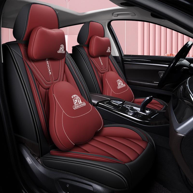 Four-Season Leather Car Seat Cover for Excelle, Corolla, Lavida, Polo, Bora, Emgrand