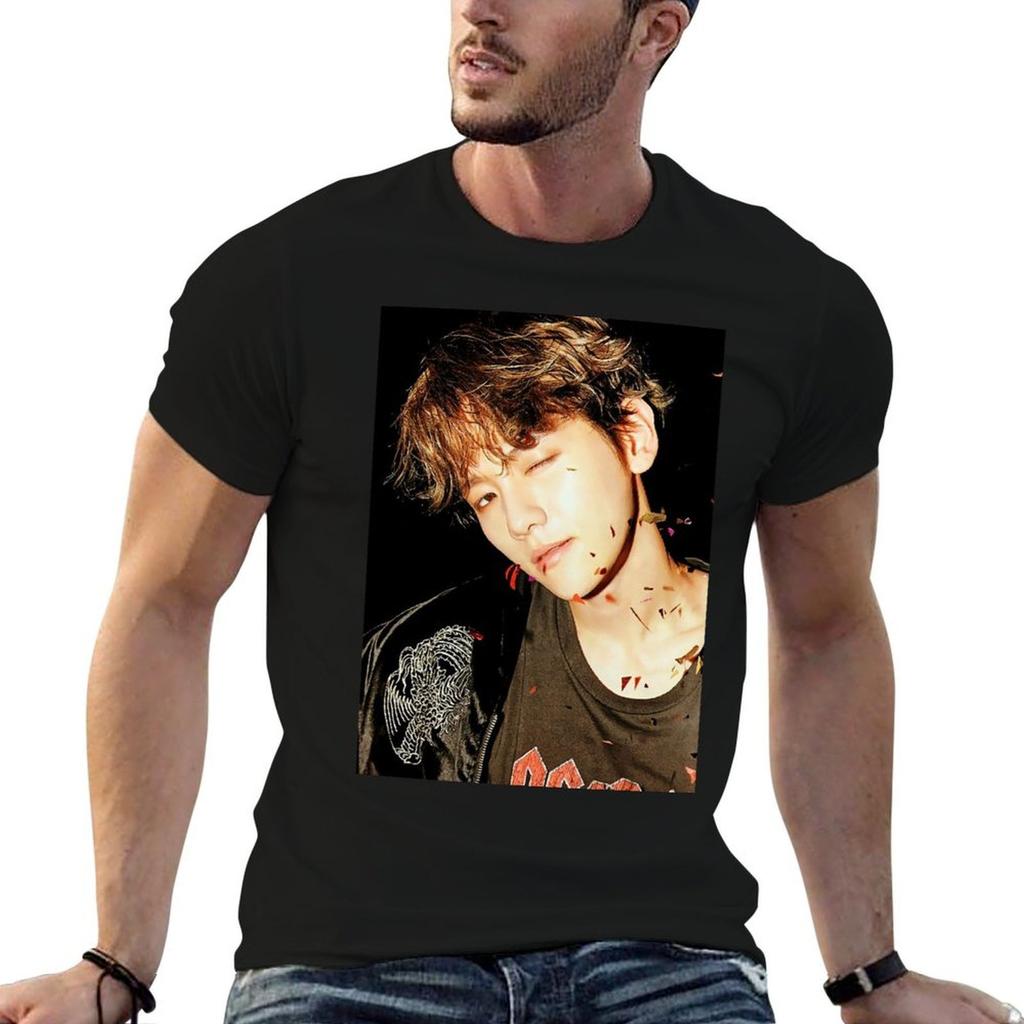 Baekhyun T-Shirt Lustige T-Shirts Unisex T-Shirts Für Unisex Slim Fit Unisex T-Shirt Grafik T-Shirt
