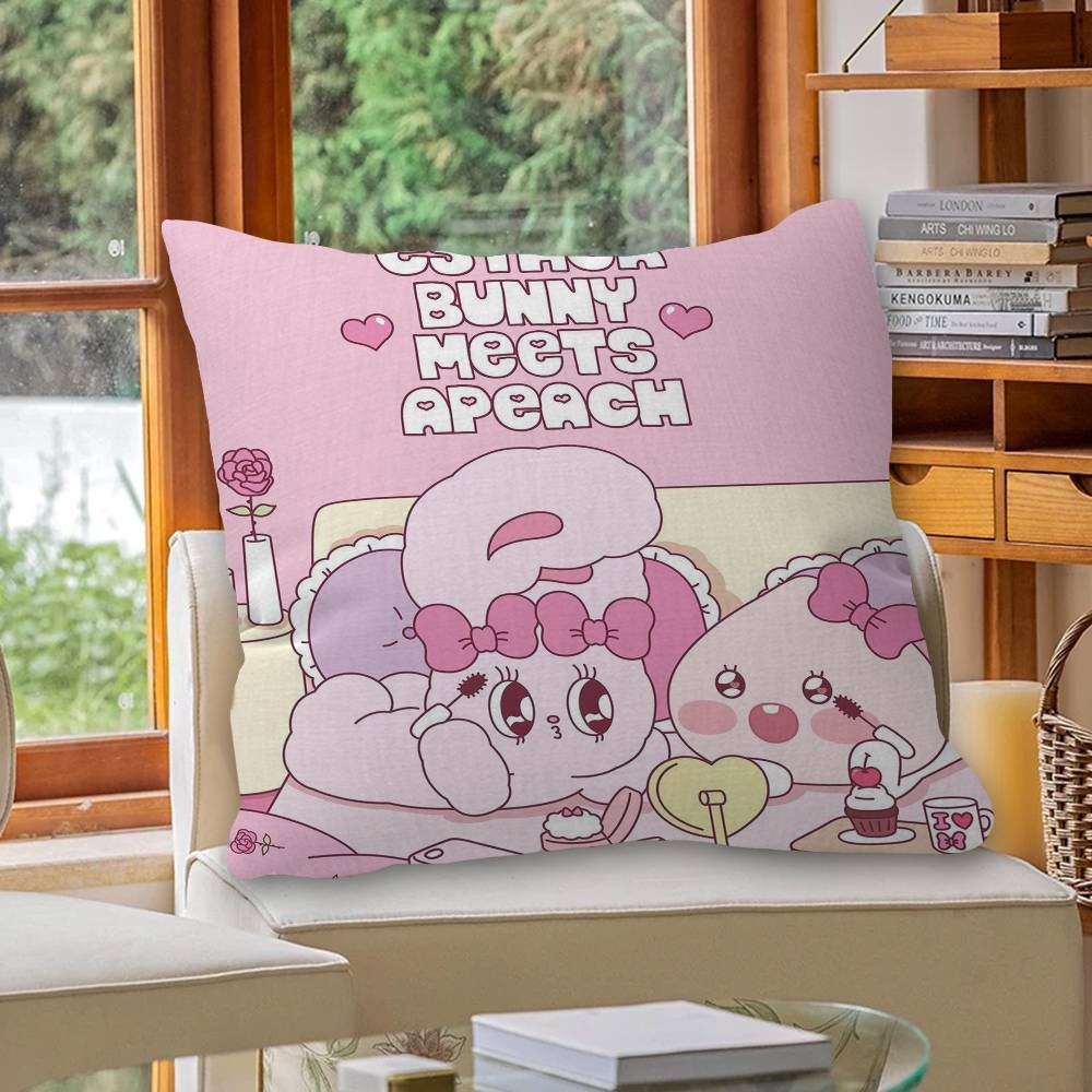 Cute E-Esther B-Bunny pillow cover sofa cushion cover home room decoration children gift