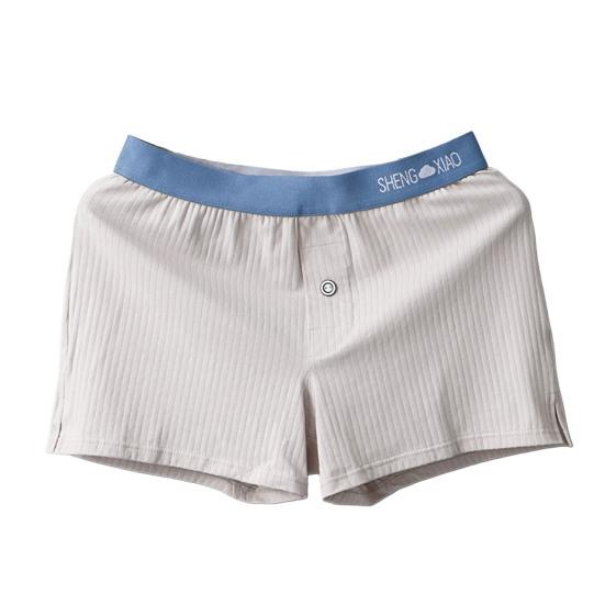 Boxer საცვლები საშუალო აწევა 3D დიზაინის Patchwork ფერადი Boxer ტრუსები მაღალი ელასტიური დიზაინის ზოლიანი შარვალი ყოველდღიური ტანსაცმელი
