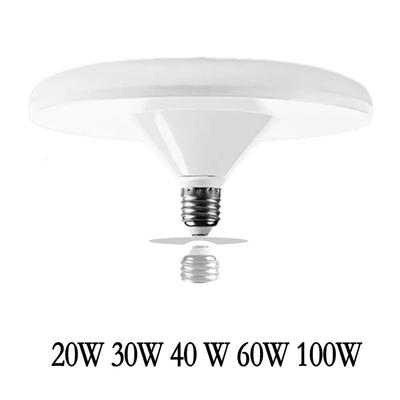 E27 UFO lampa 220V LED žárovka Super jasné LED lampy Studená bílá 20W 30W 40W 60W 100W Stropní svítidla pro domácí osvětlení Úspora energie