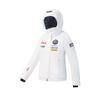 Ski Series Fashionable Warm Waterproof Windproof Hooded Ski Jacket Women Jackets White A11W546916FWT