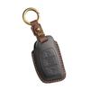The Retro Key Cover Is Suitable for Beijing Hyundai IX35 Lead Landong Yuena Car Handmade Leather Protective Case Bag.