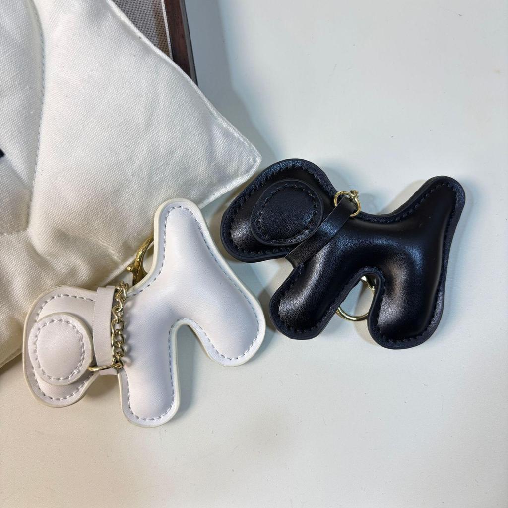 Cartoon Puppy Leather Keychain & Phone Case Accessory