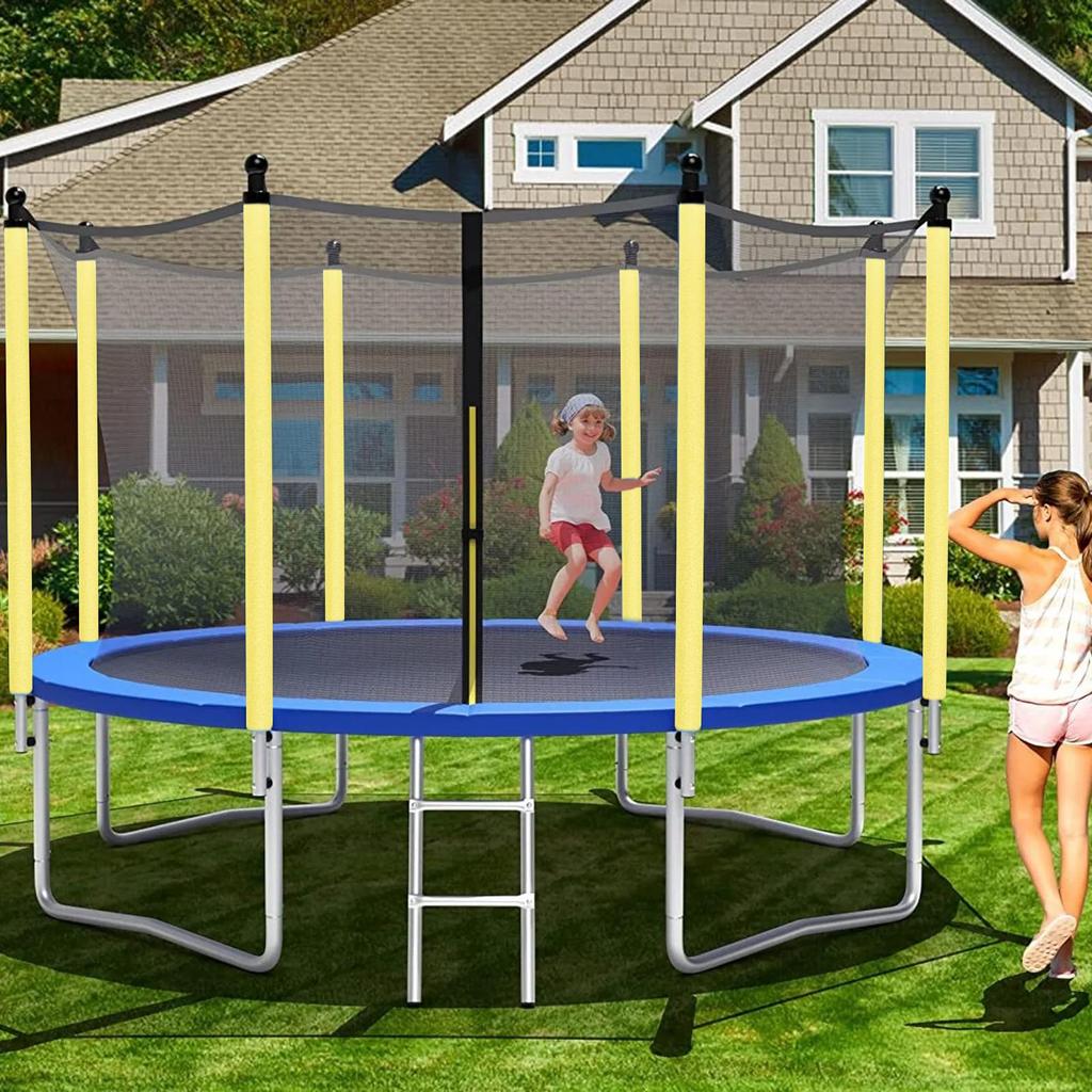 Trampoline Pole Covers 12 Pcs 40cm Universal Replacement Parts Trampoline Pole Protective Sleeves for Outdoor Garden Backyard