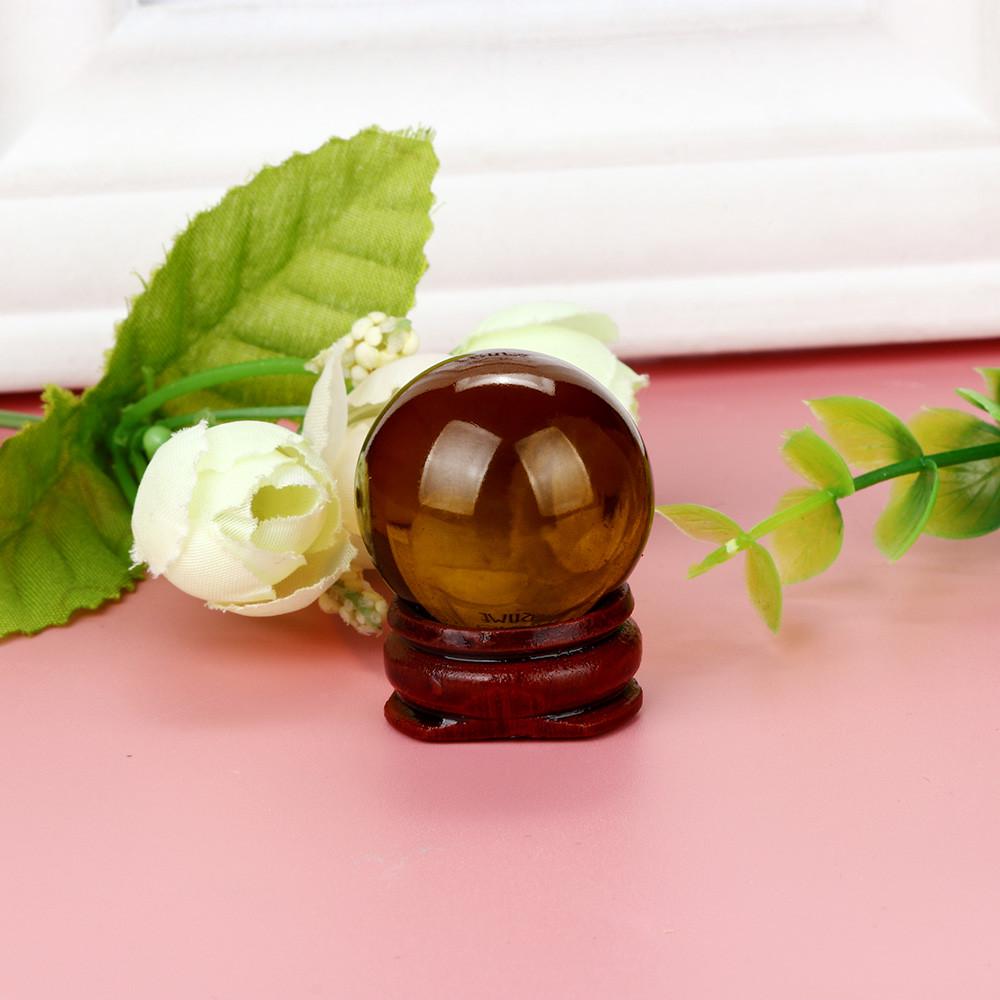 HOT!30mm Natural Quartz  Crystal Ball  Ball Sphere And Stand