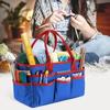 Multiple Pockets Teacher Tote Bag 600D Nylon Fabric Craft Organizer Tote Bag  Home Organization