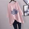 Women's Casual Loose Mid-Length Short-Sleeve T-Shirt