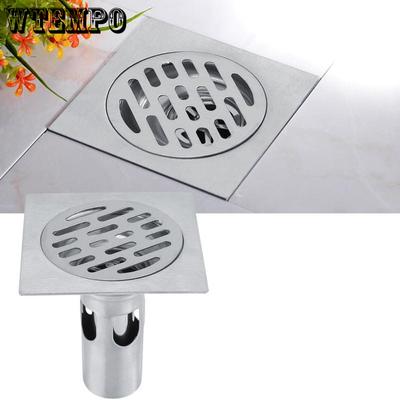 1PC 2 Styles Round Floor Drain Stainless Steel Floor Drain Cover for Household Bathroom Odor-proof Sewer Floor Drain