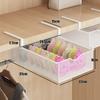 Divided Closet Hanging Basket Breathable Wardrobe Clothes Organizer  Underwear