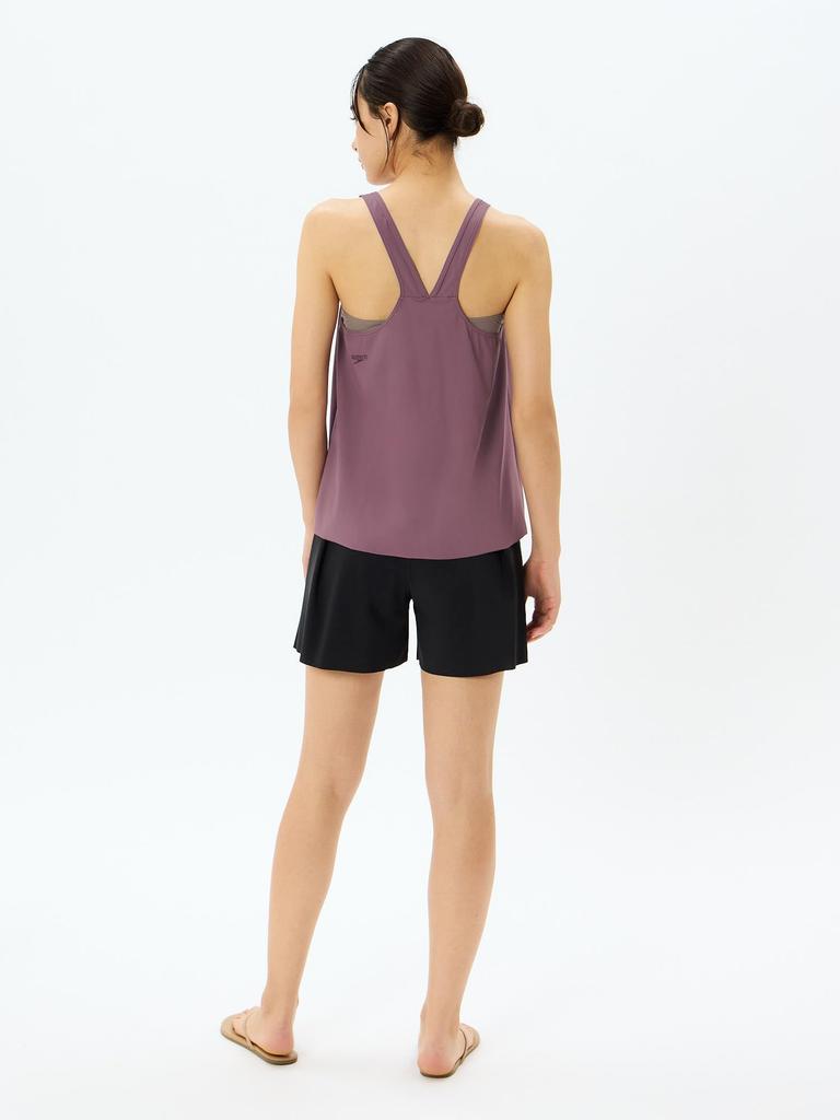 Speedo SF Eco Flare Separates Fitness Stayfit Eco Flare Size M Swimsuit, Separates, Women's, Acai,