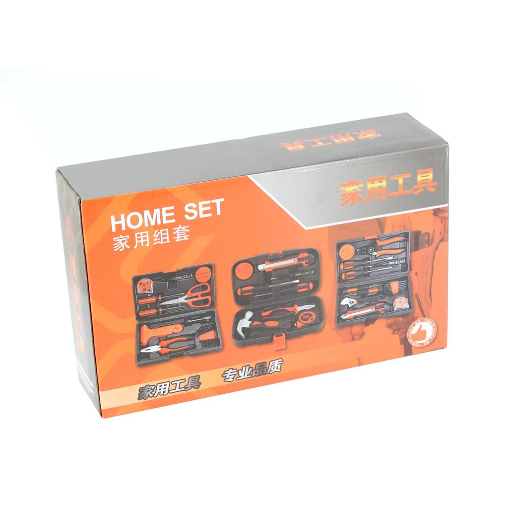 9-Piece High Quality Multi-Functional Car Repair Tool Set for Home Hardware Kit Tool Boxes With Plastic Box Package Tool Sets