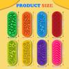 8x Worry Stone Fidget Toys Gift Early Learning Play Silicone Sensory for Children