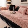 Nordic Style Shui Wave Sofa Cushion  Autumn And Winter New Plush Thick Anti Slip Sofa Cover Cloth Towel For Living Room