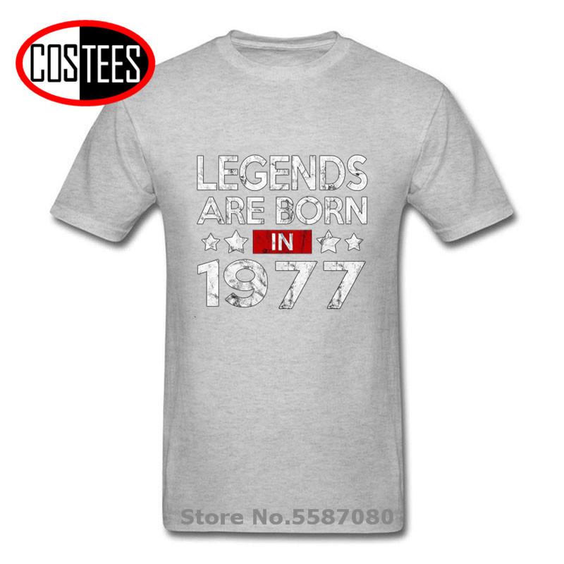 Stylish Distressed Vintage Legends Are Born In 1977 T Shirts Fathers Day Best Gift Retro 1977 Tshirt Dad 42nd Birthday Apparel