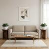 Plant Stand 2 pcs Smoked Oak Ø29.5 x 40 cm