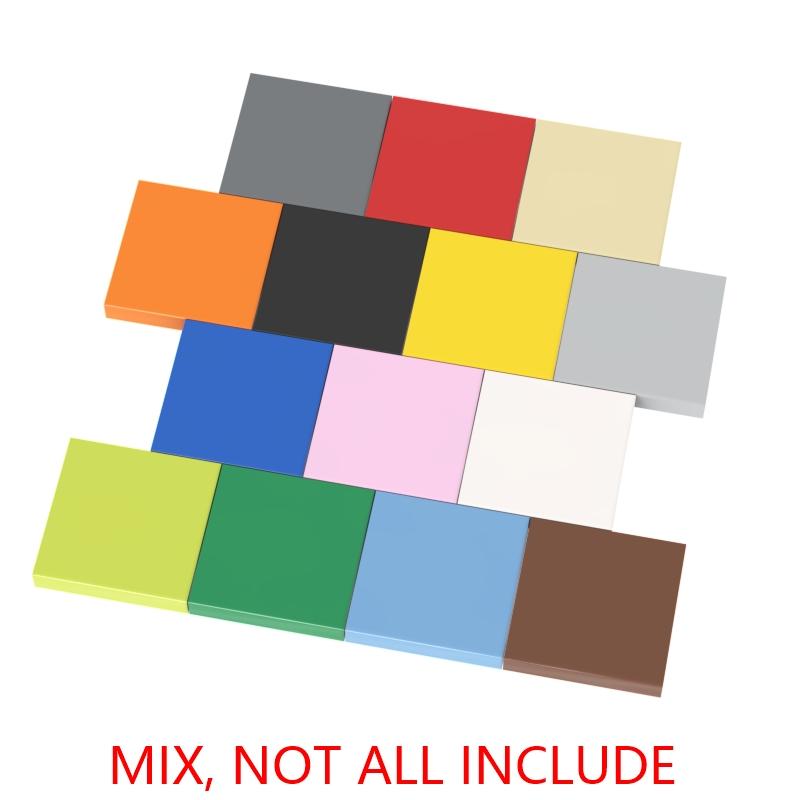 50100200Pcs Superior-Grade Tile Superior-Grade 3068 Self-Assembly 2X2 High-Standard Assembly Superior-Grade Construction-Blocks Construction 50PCS