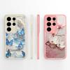 Case For Samsung Galaxy S26 Plus Ultra Pretty Flowers Liquid Silicone Protective Cover For SamsungS26Plus GalaxyS26 Ultra Fundas