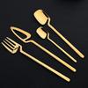 16Pcs Dinnerware Set Stainless Steel Cutlery Set Dinner Knife Fork Spoon Set Kitchen Flatware Western Tableware Party Set
